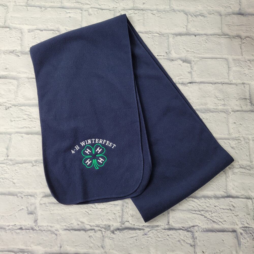 4-H Winterfest Navy Fleece Scarf